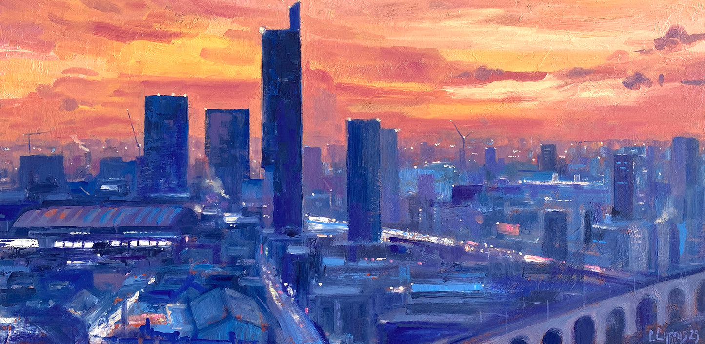 High Noon ~ Oils On Board 2025 © Chris Cyprus Artist
