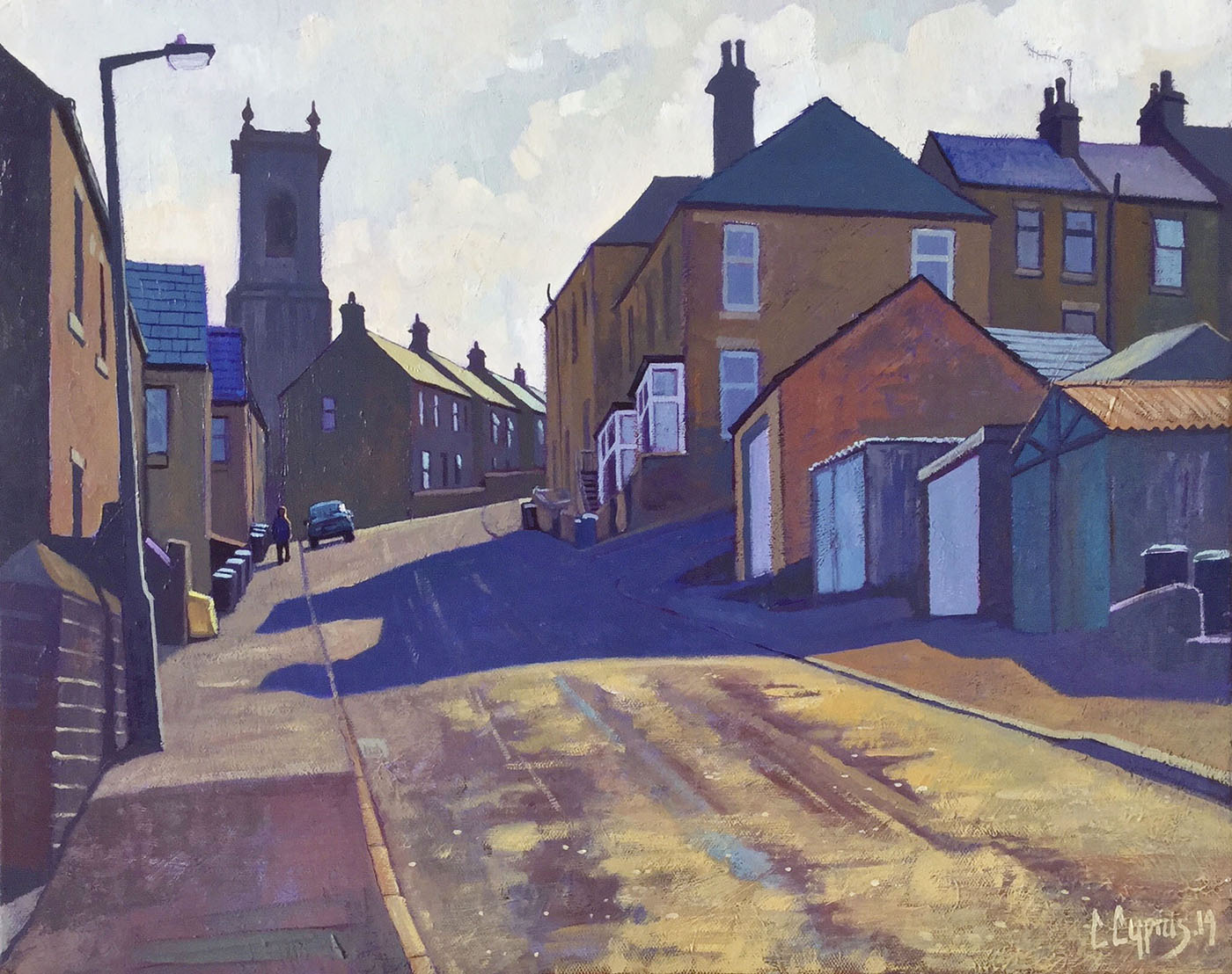 Northern Town ~ Oils on Canvas 2019 ~ FREE Shipping to UK