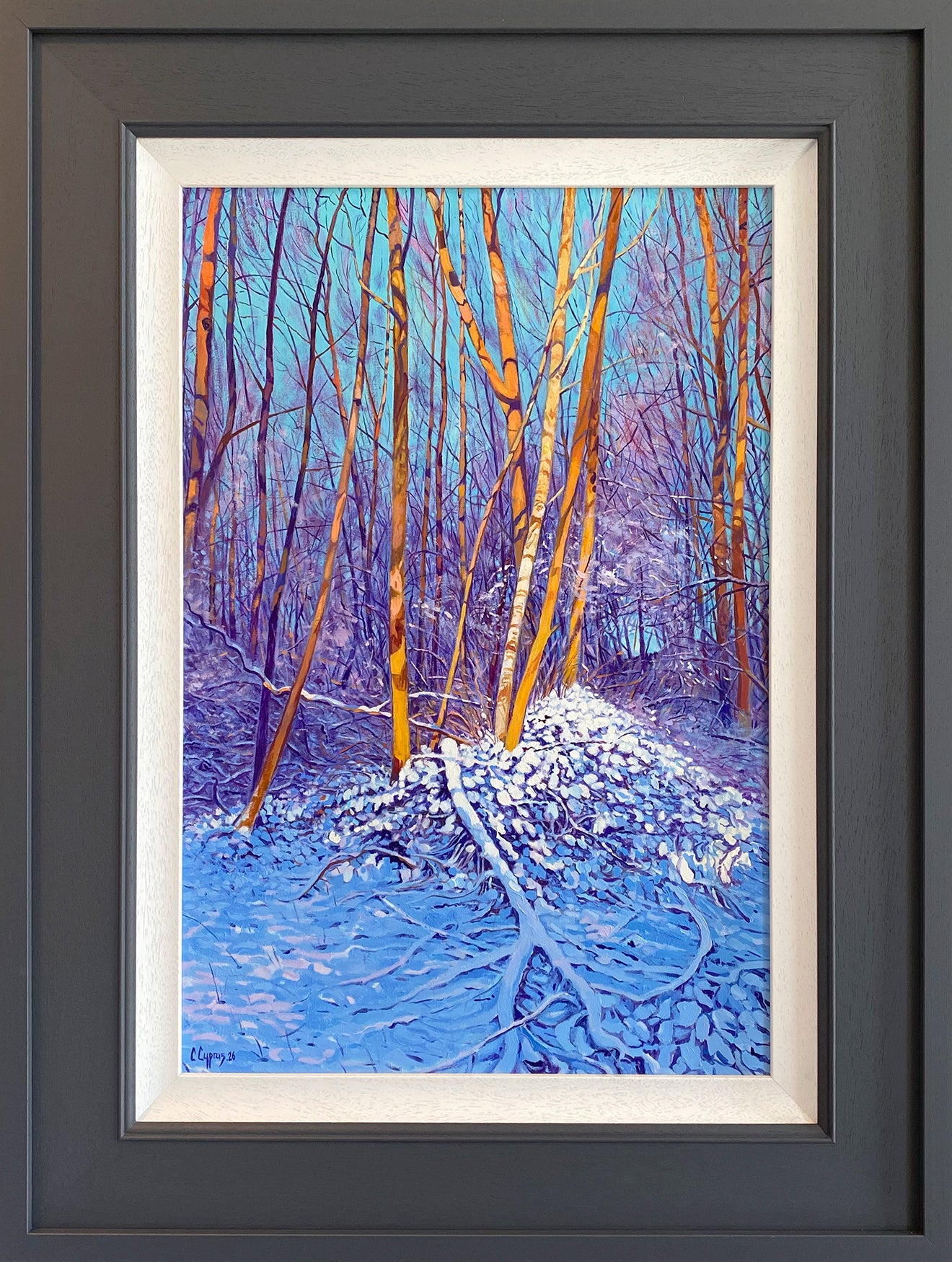 Groundfrost ~ Oils on Canvas 2026 ~ Chris Cyprus Artist ~ Fresh From The Easel