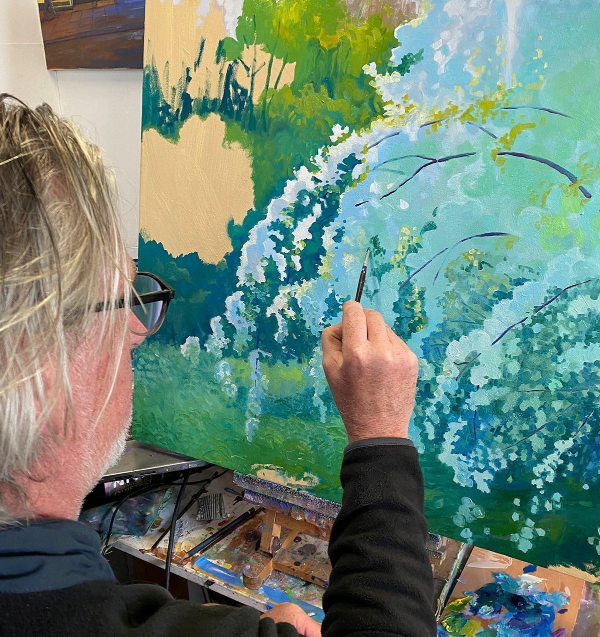 Before the Blossom Fades — Painting the Mythic May Tree