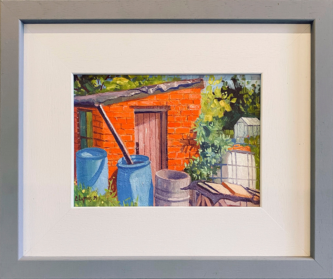 Brickhouse ~ Oils On Board 2023 ~ Incudes Bespoke Frame ~ Chris Cyprus Artist