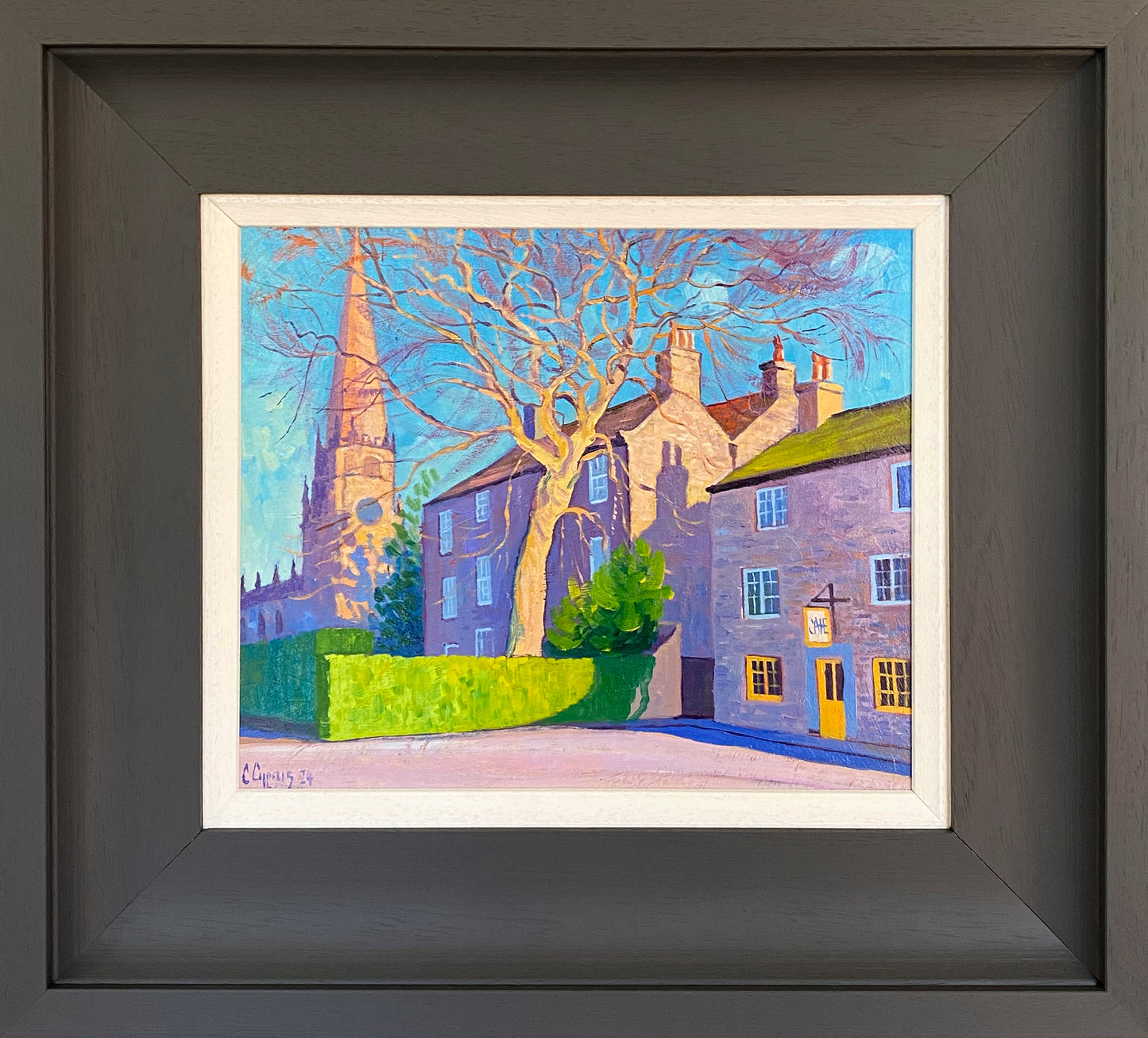 Early Spring Morning ~ Oils on Board 2024 ~ Bespoke Frame Included~ Chris Cyprus Artist