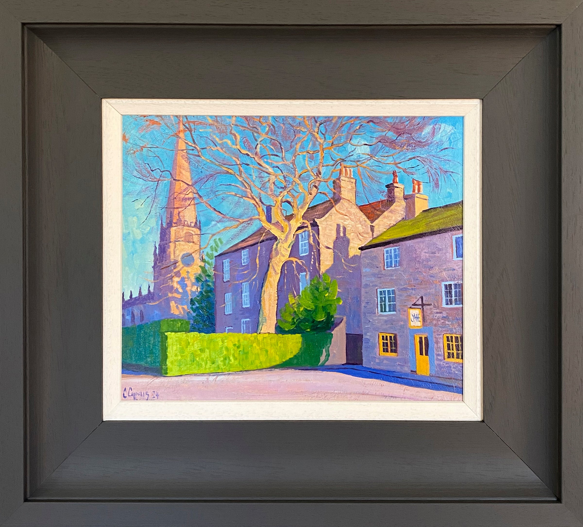 Early Spring Morning ~ Oils on Board 2024 ~ Bespoke Frame Included~ Chris Cyprus Artist