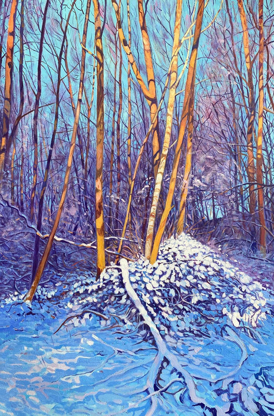 Groundfrost ~ Oils on Canvas 2026 ~ Chris Cyprus Artist ~ Fresh From The Easel
