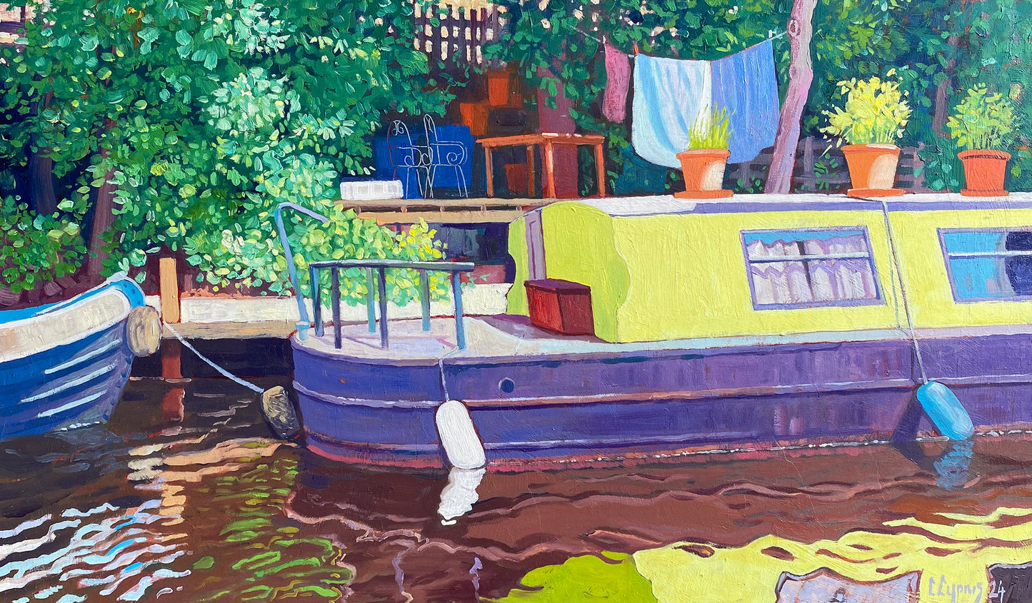 Mellow Yellow ~ Oils On Board ~ Hand Painted Bespoke Frame