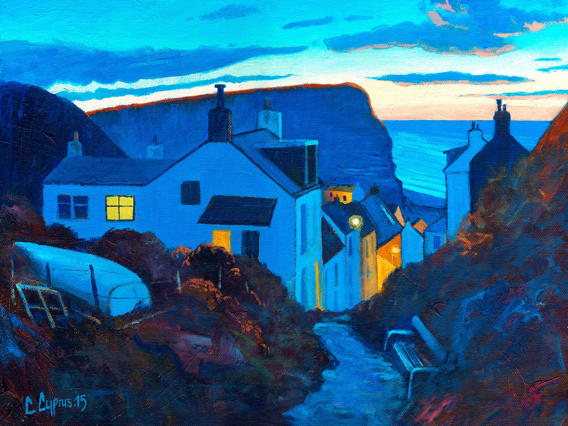 Northern Lights #144 by Chris Cyprus Artist ©️