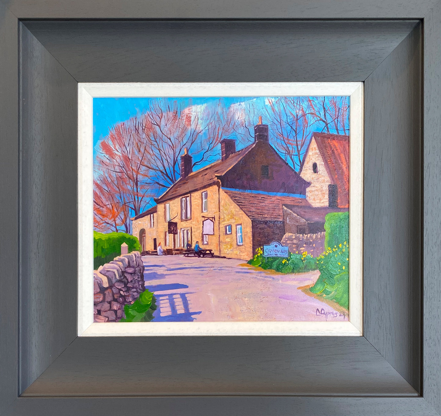 The Craven Arms Yorkshire ~ Oil painting by Chris Cyprus Artist 
