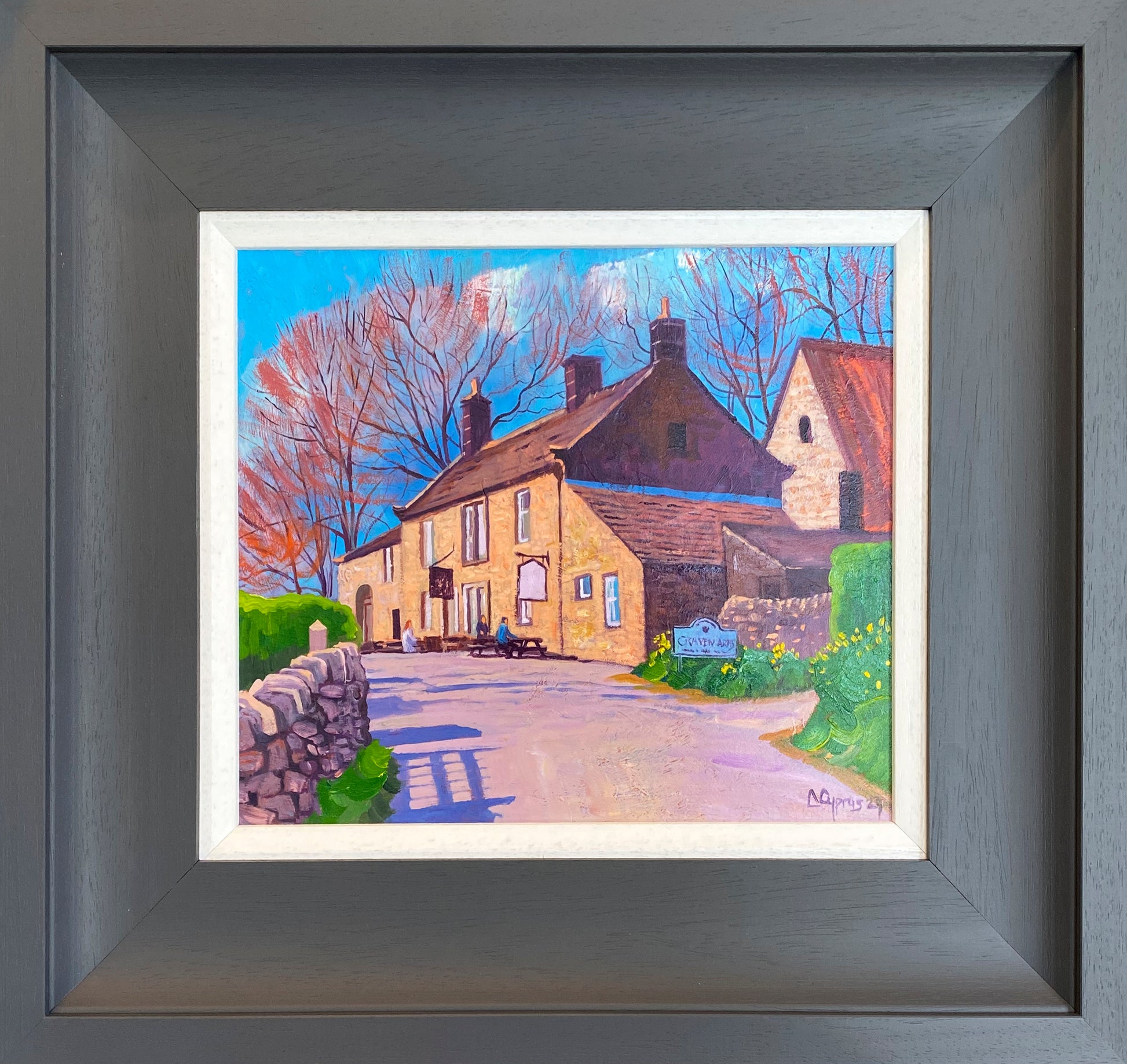 The Craven Arms Yorkshire ~ Oil painting by Chris Cyprus Artist 