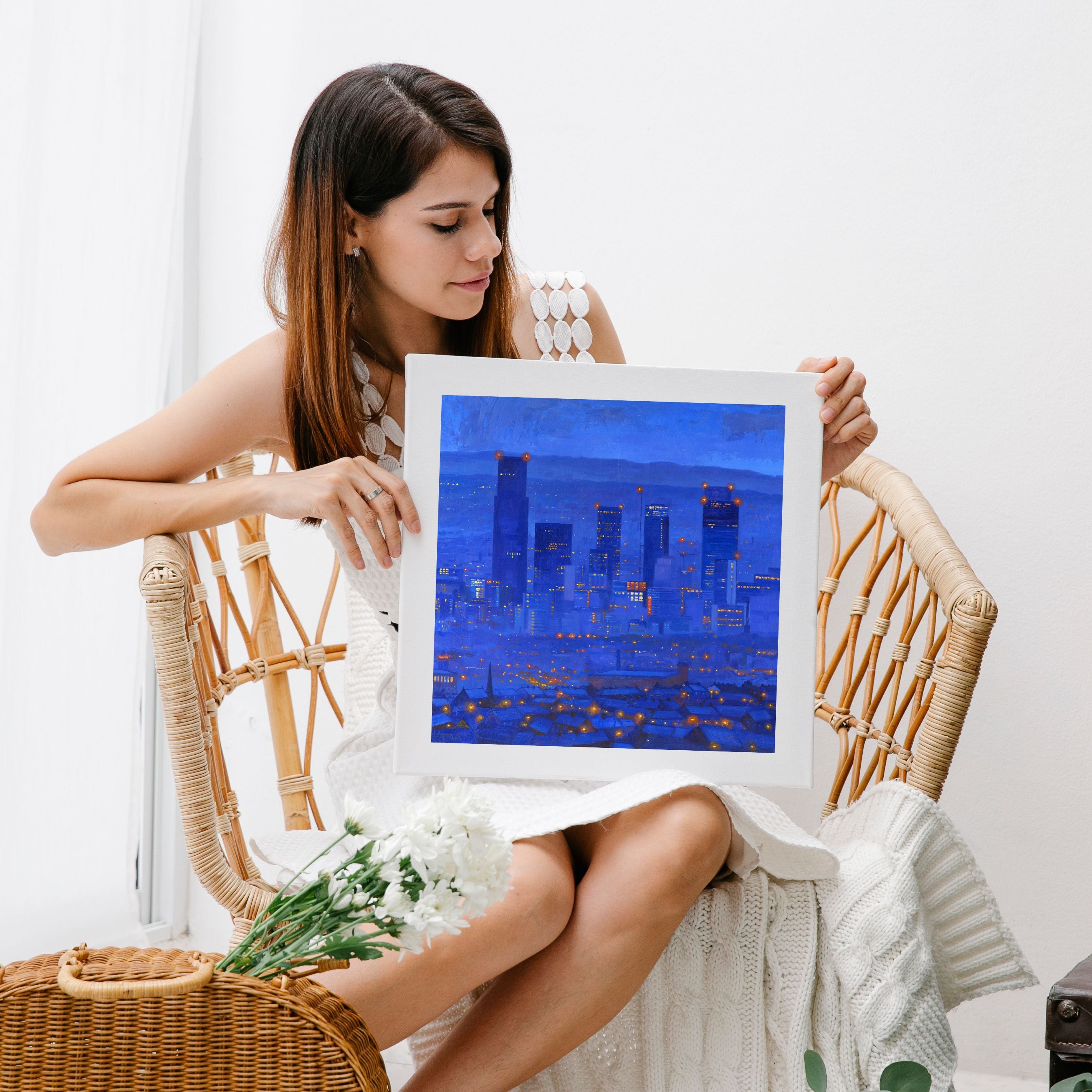 City Lights Print by Chris Cyprus mockup 