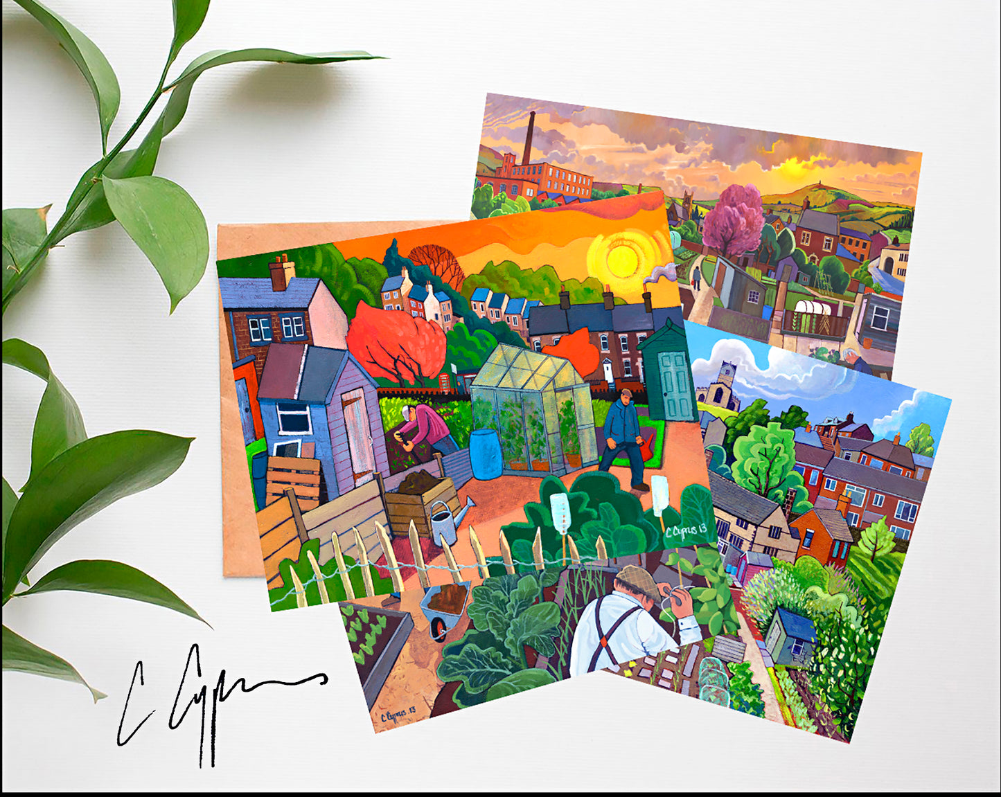 Allotment Greetings Cards by Chris Cyprus ©