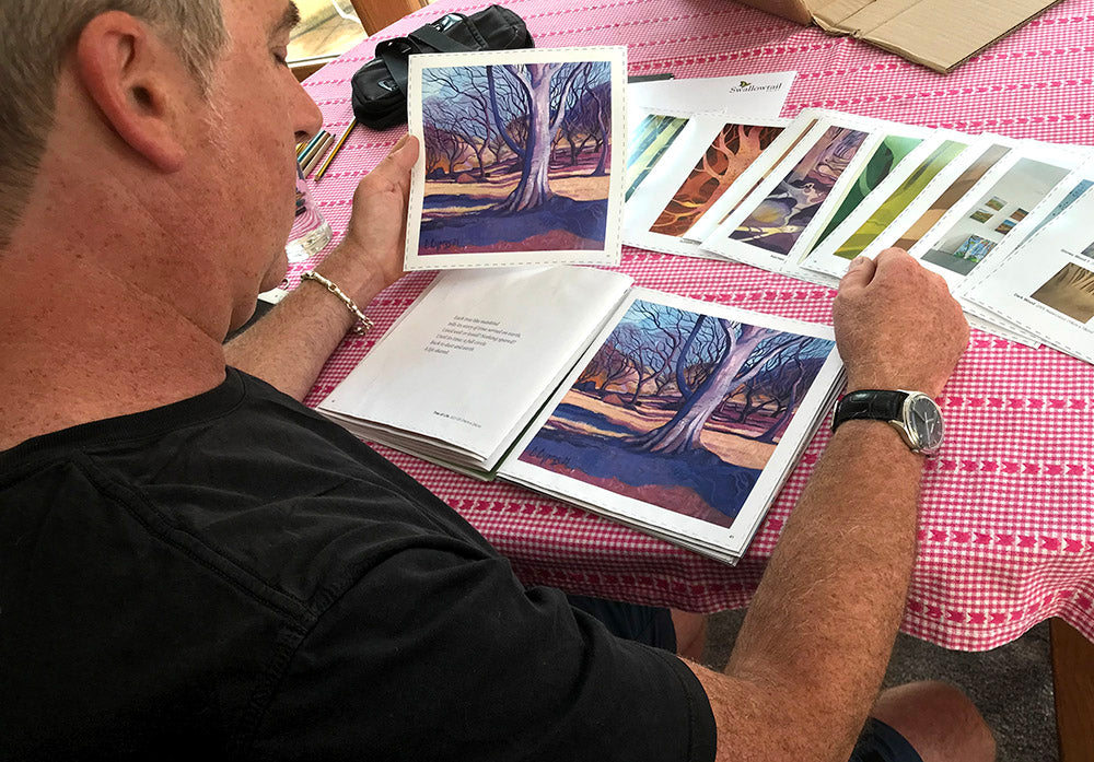 Chris Cyprus Artist ~ creating his dream trees book