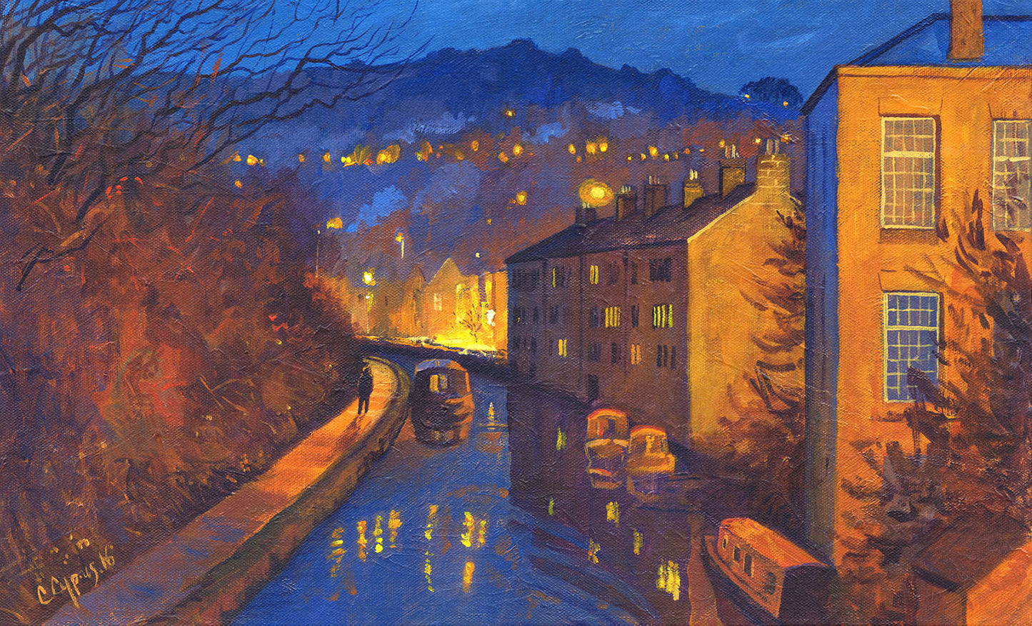 Northern Lights #173 ~ Hebden Bridge Yorkshire~ Limited Edition Gicleé Print ~ By Chris Cyprus Artist
