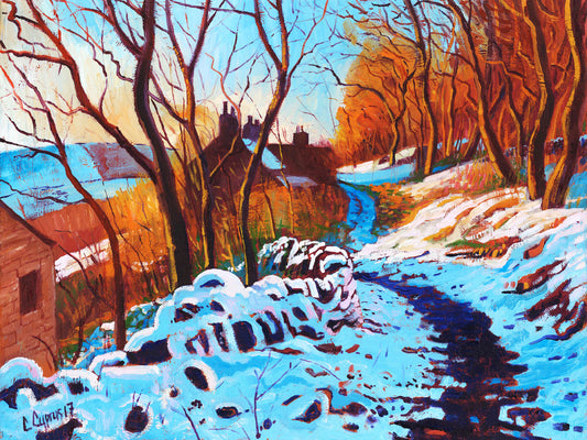 Winters Path ~ Limited Edition Gicleé Print by Chris Cyprus Artist