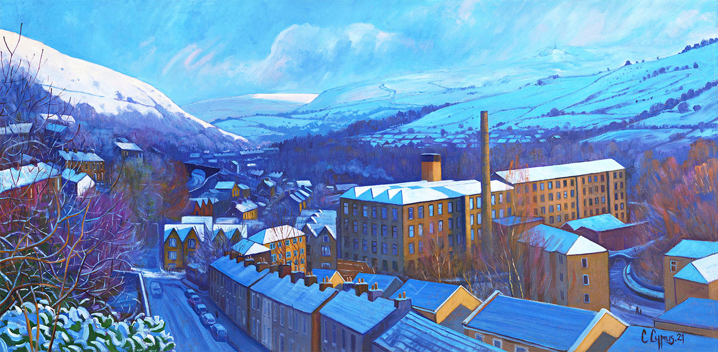 Winter Valley ~ Limited Edition Gicleé Print by artist Chris Cyprus