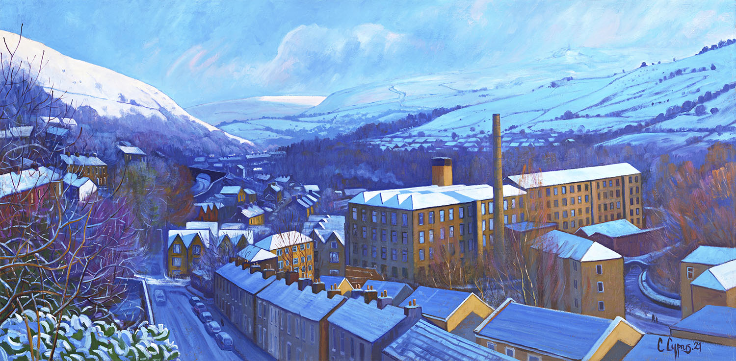 Winter Valley ~ Limited Edition Signed Gicleé Print ~ 59cm x 29cm