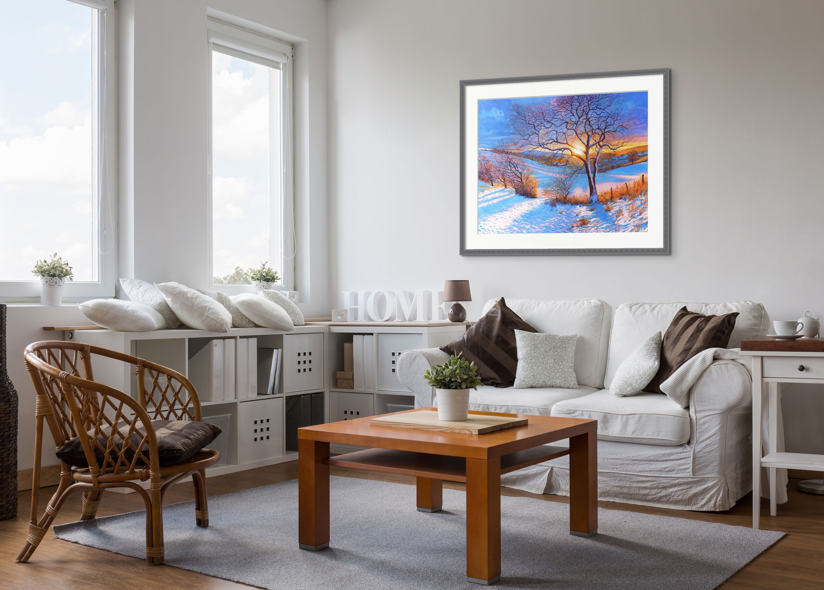 Fire & Snow ~ Limited Edition Signed Gicleé Print ~ 72cm x 54cm