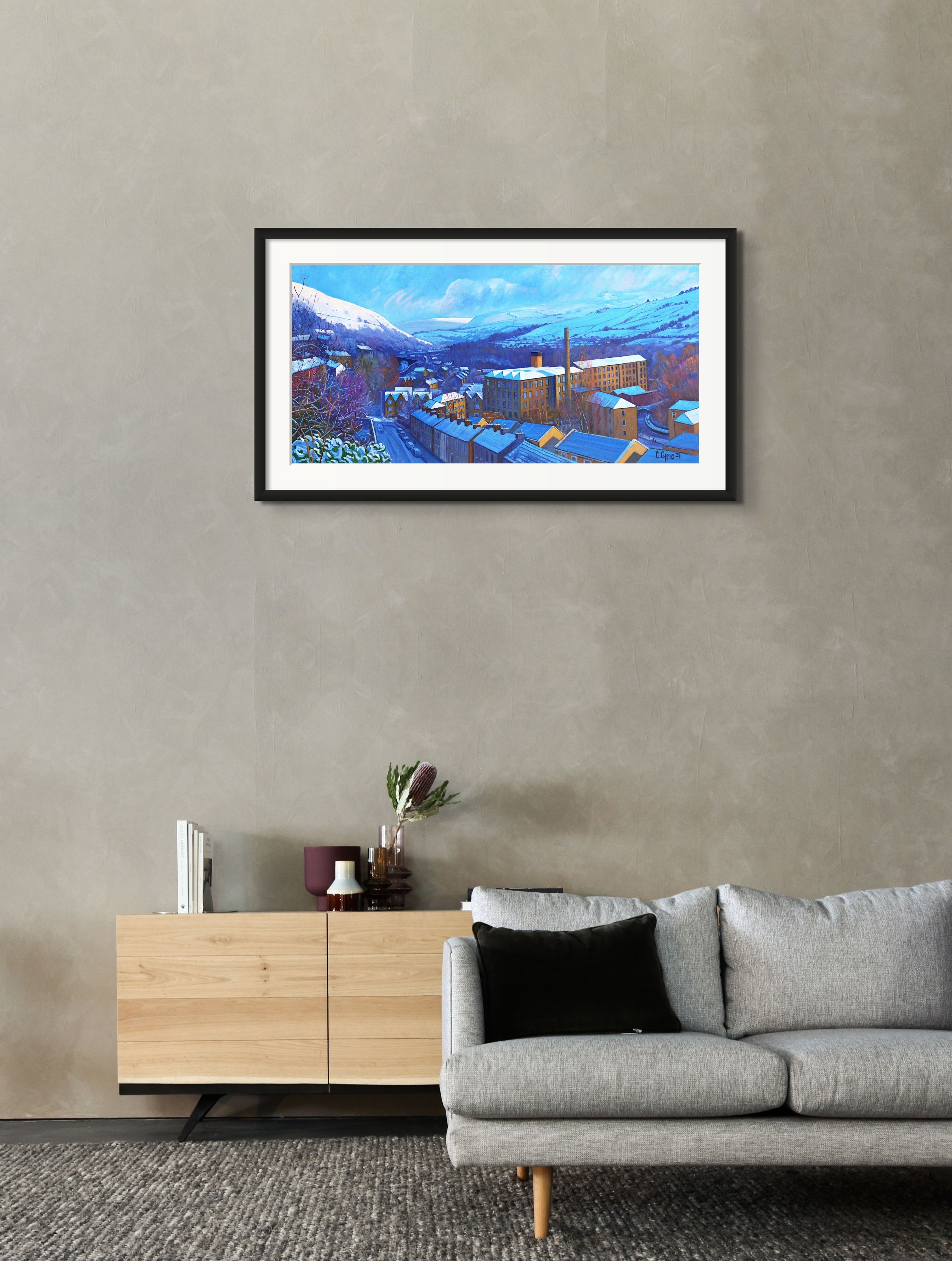 Winter Valley ~ Limited Edition Signed Gicleé Print ~ 59cm x 29cm